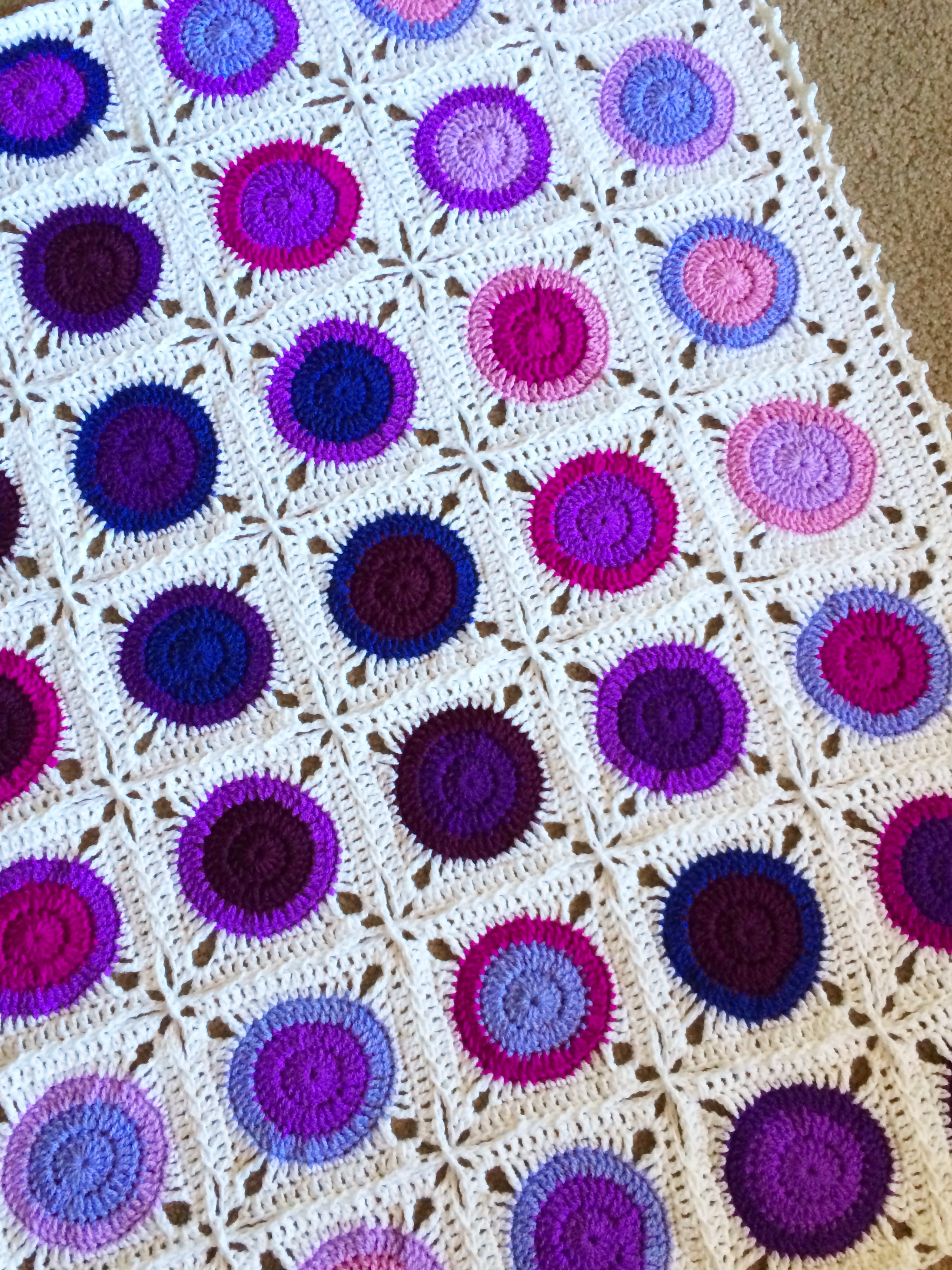 Crochet Blanket Color Combination Party! cypresstextiles