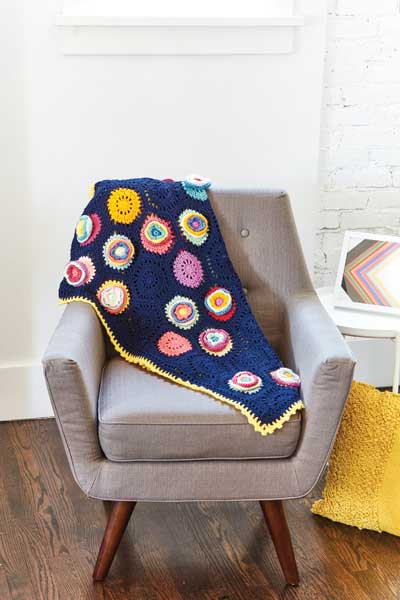 Color Garden Crochet Blanket | cypress|textiles