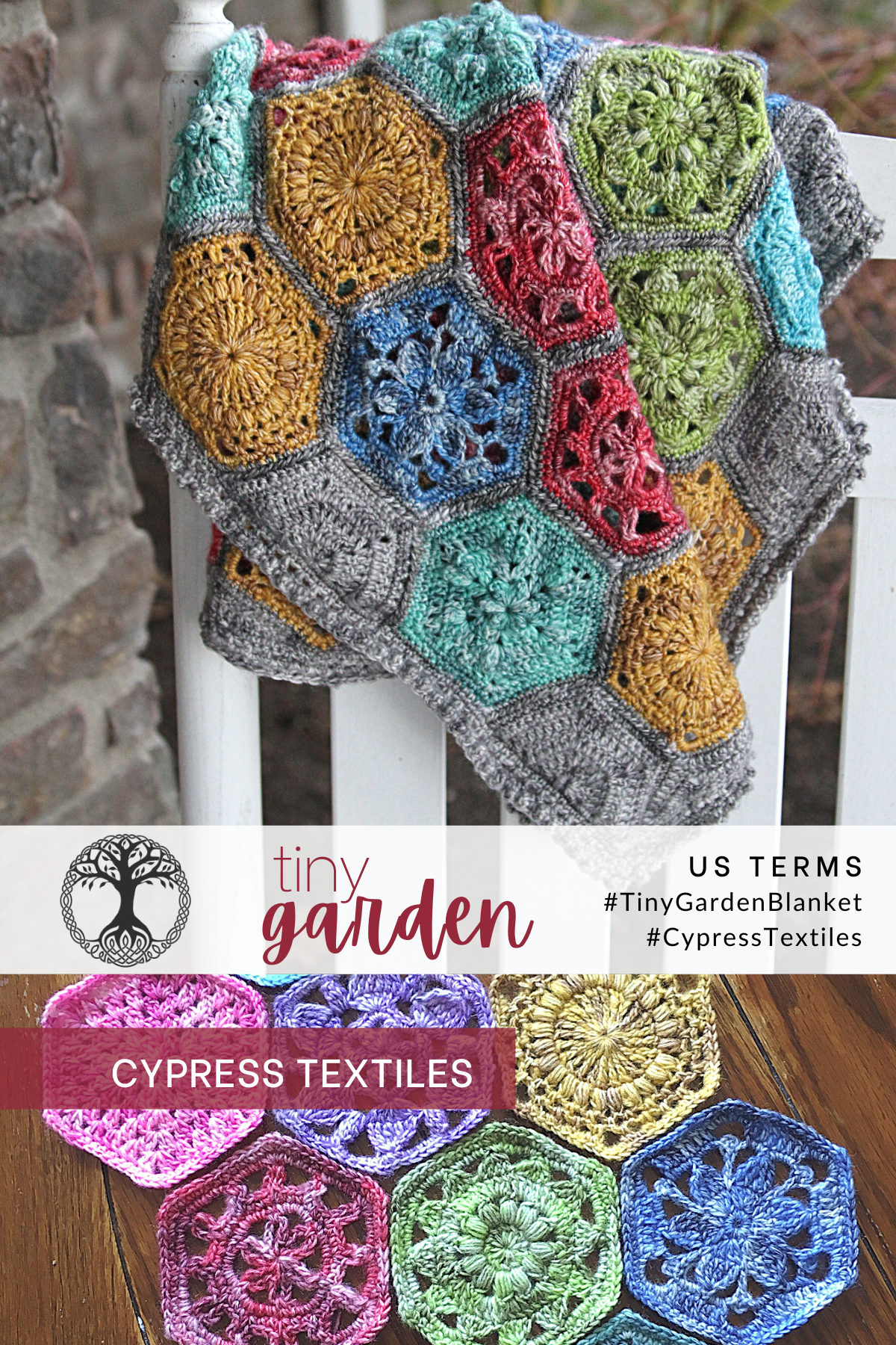 Free Crochet Pattern: Tiny Garden Blanket (US Terms) | cypress