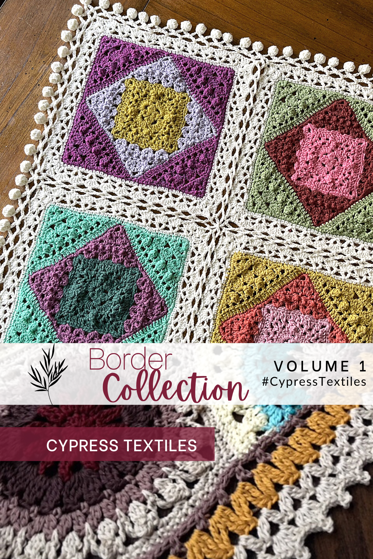 Top free crochet borders and crochet edging patterns - Gathered